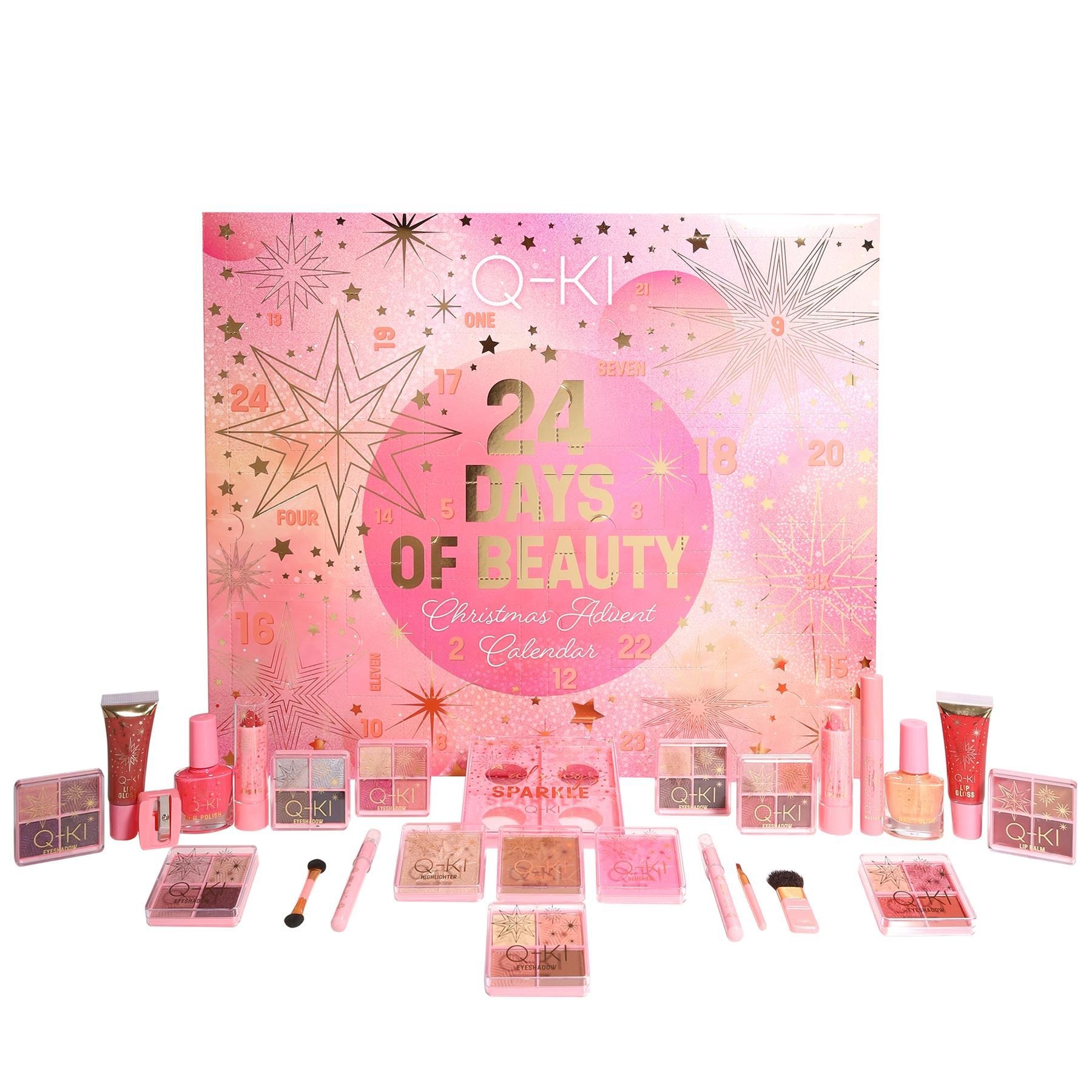 Q-KI 24 Days of Beauty Advent Calendar 2025 24 Pieces