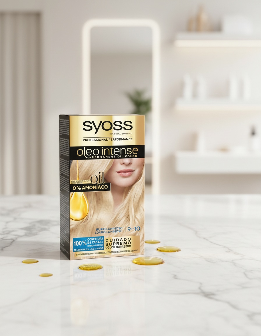 Syoss OLEO INTENSE ammonia-free hair color #9.10-luminous blonde 5 pcs - Afbeelding 2
