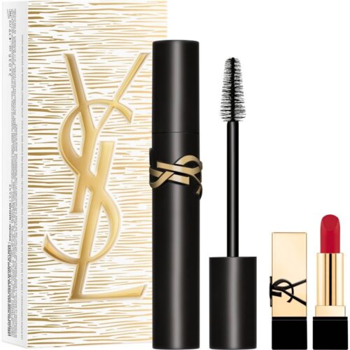 Yves Saint Laurent Gift Set 9ml Lash Clash Extreme Volume Mascara + Mini Rouge Pur Couture Lip Stick 25