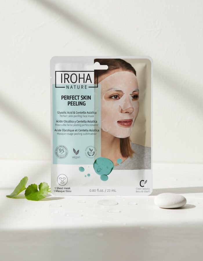 Iroha PERFECT SKIN PEELING glicolic acid & centella asiatica 23 ml - Afbeelding 2