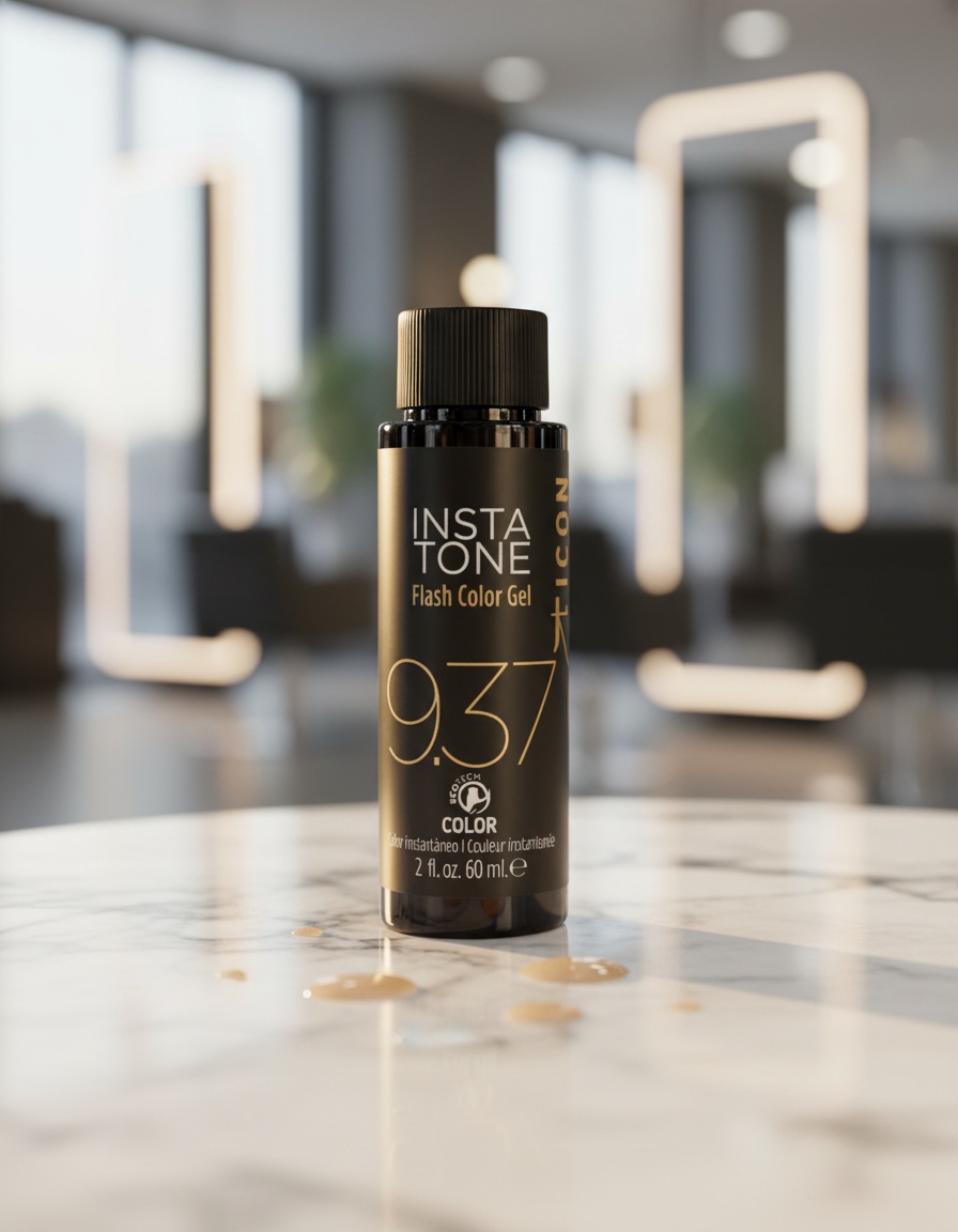 I.c.o.n. INSTA TONE flash color gel #9.37-very light gold irise bonde 60 ml - Afbeelding 2
