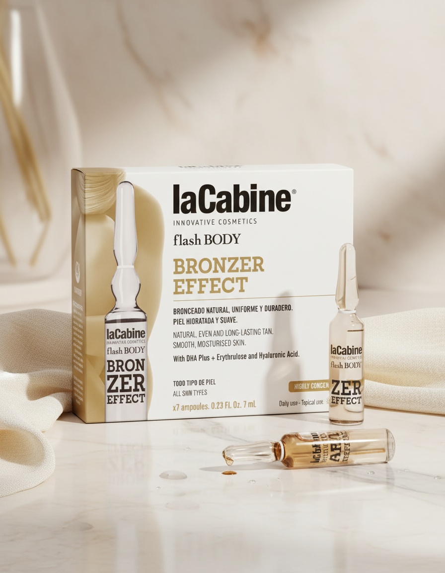 La Cabine BODY AMPOULES bronzer effect 7 x 7 ml - Afbeelding 2