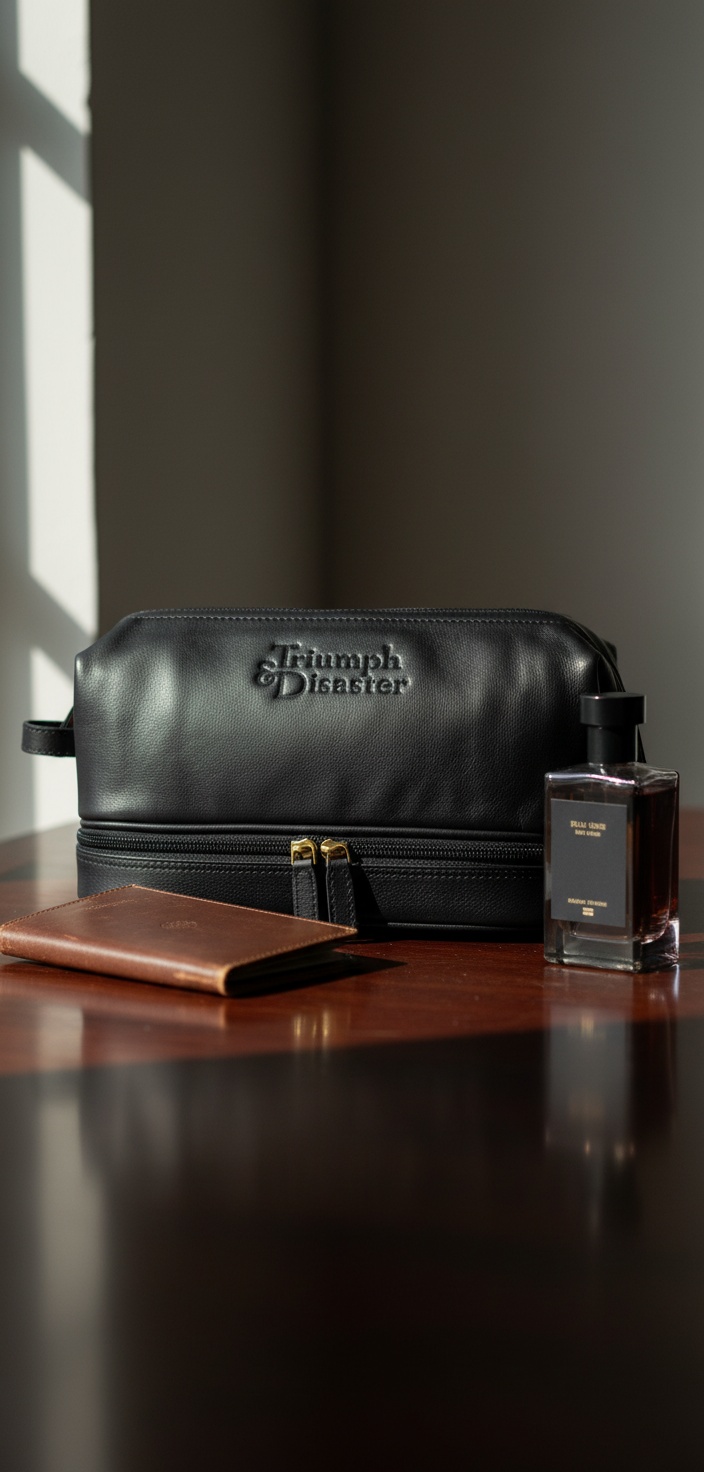 Triumph & disaster Triumph & Disaster FRANK THE DOPP toiletries bag #black 1 pz - Afbeelding 2