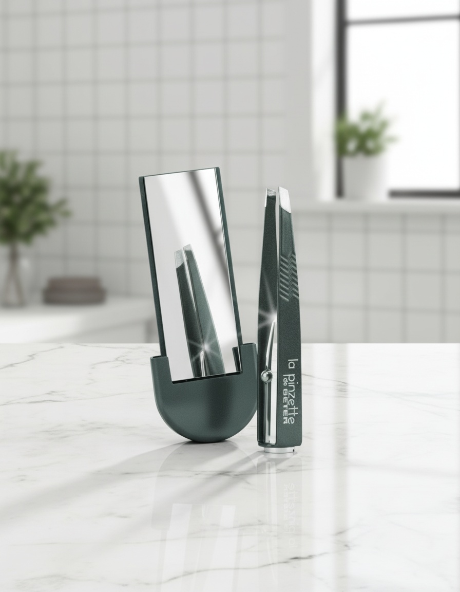 Beter LA PINZETTE tweezers with light and mirror #grey 1 unit - Afbeelding 2