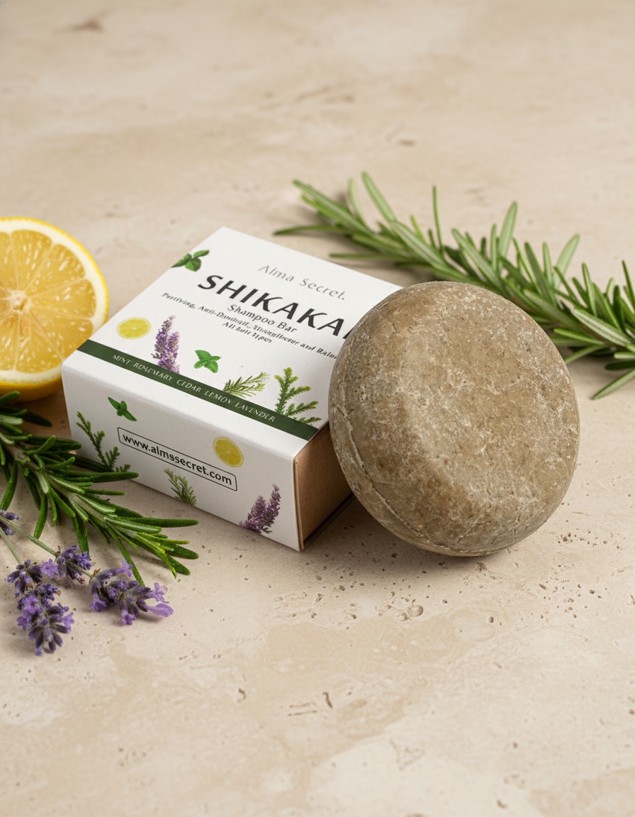 Alma Secret SHIKAKAI solid shampoo 85 gr - Afbeelding 2