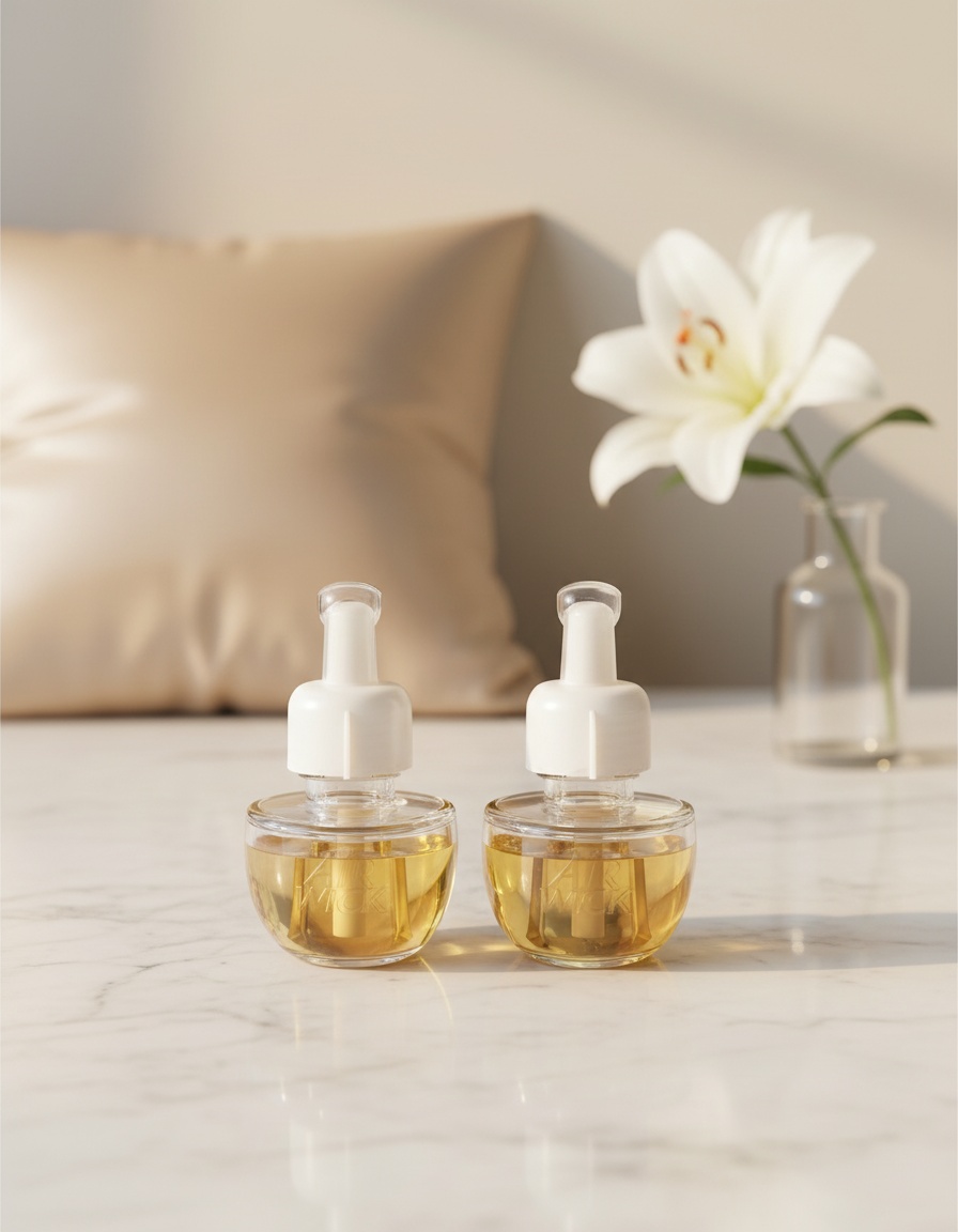 AIR-WICK electric air freshener refill #moon lily and silk satin 2 x 19 ml - Afbeelding 2