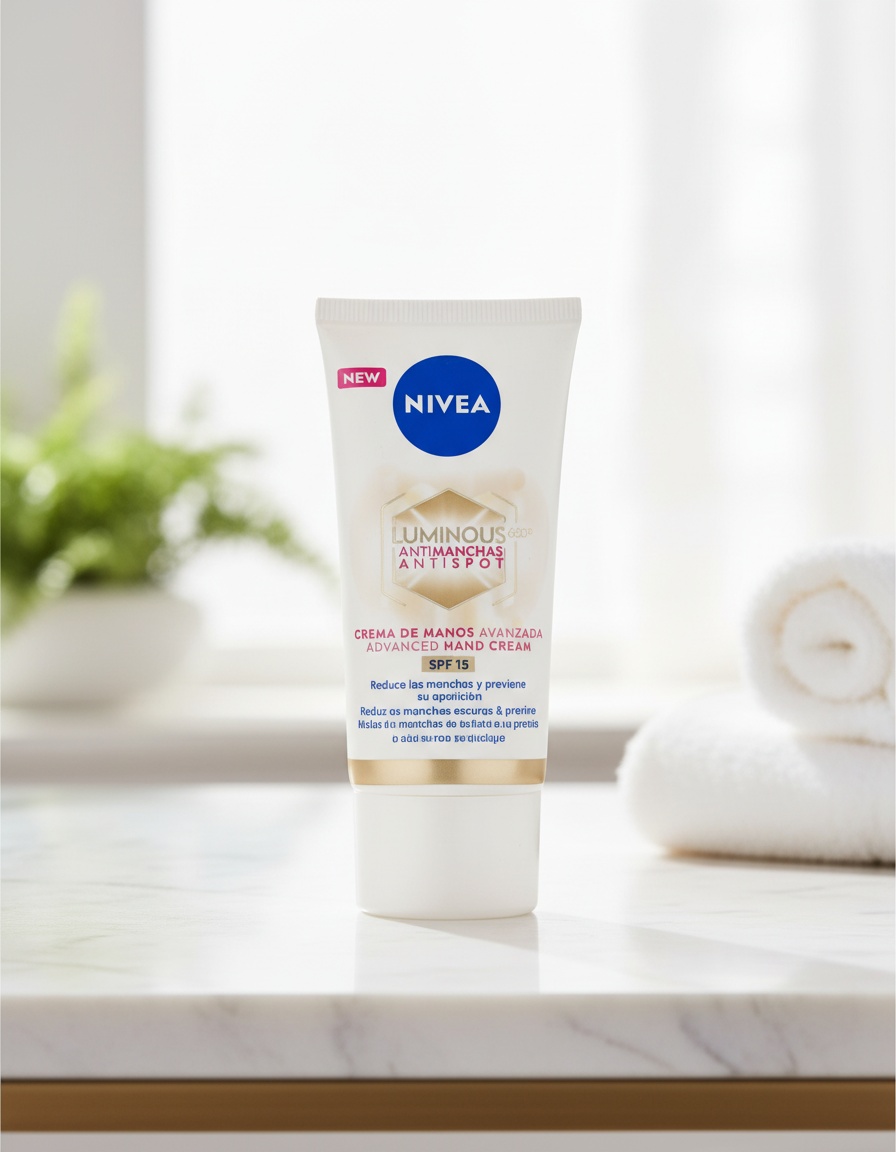 Nivea LUMINOUS 630º ANTI-STAIN hand cream SPF15 50 ml - Afbeelding 2