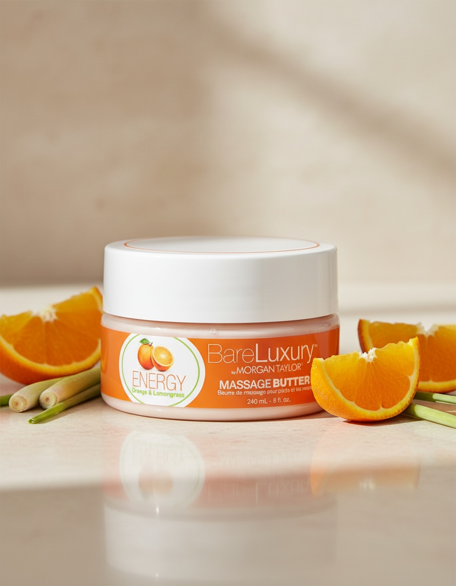 Morgan Taylor ENERGY orange & lemongrass butter 240 ml - Afbeelding 2