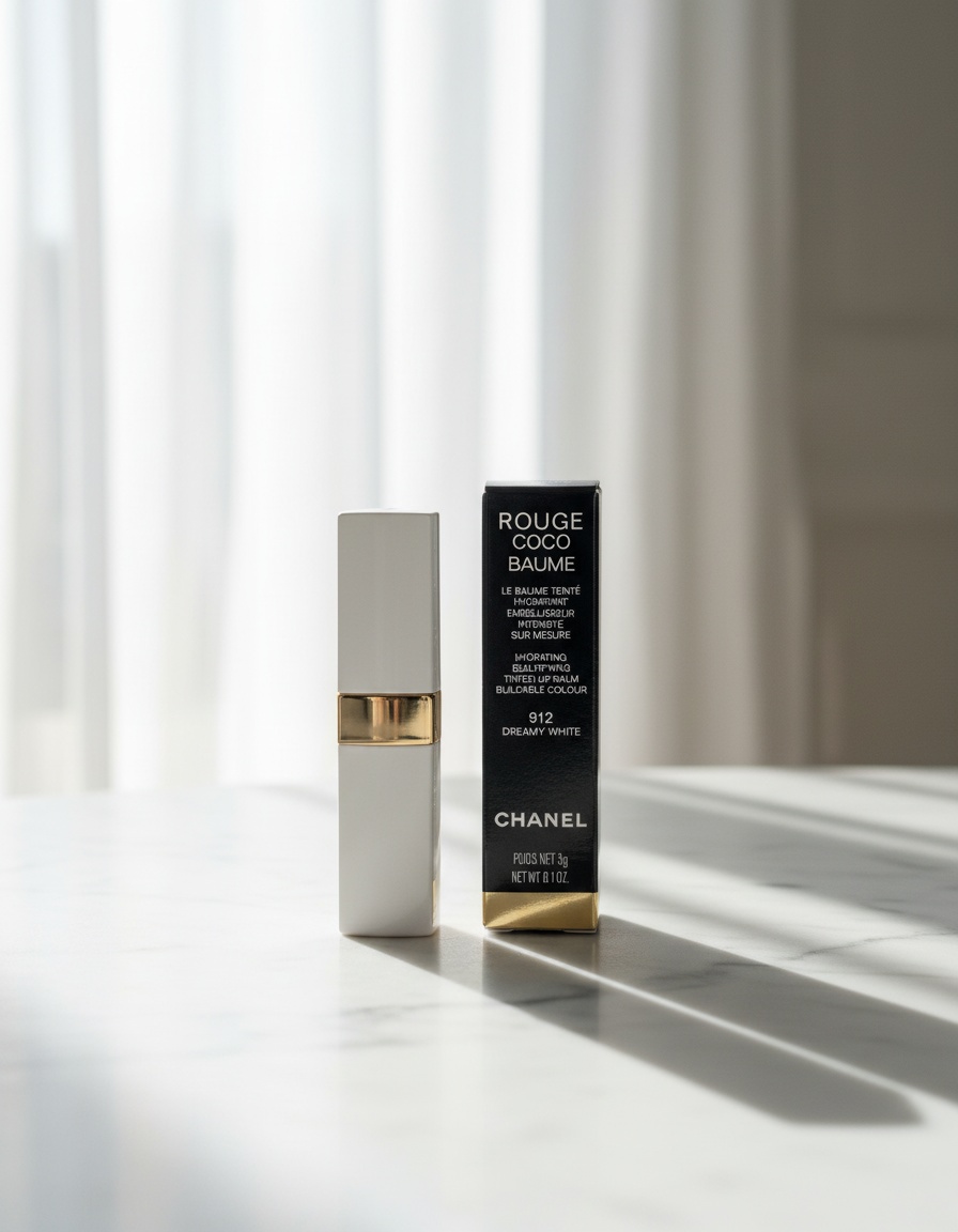 Chanel ROUGE COCO BAUME hydrating conditioning lip balm #912-dreamy white