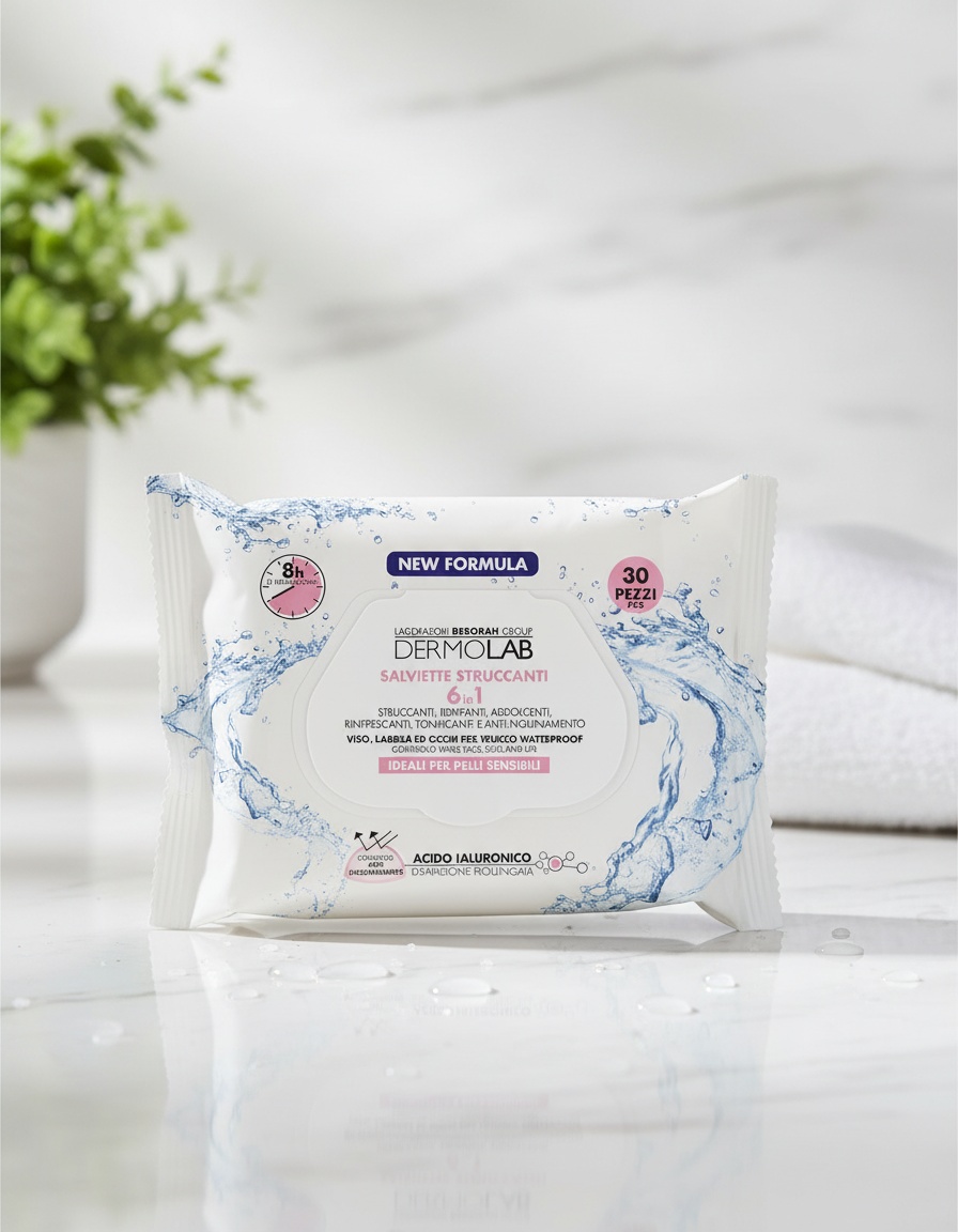 Deborah DERMOLAB toallitas antipolución 30 pz - Afbeelding 2