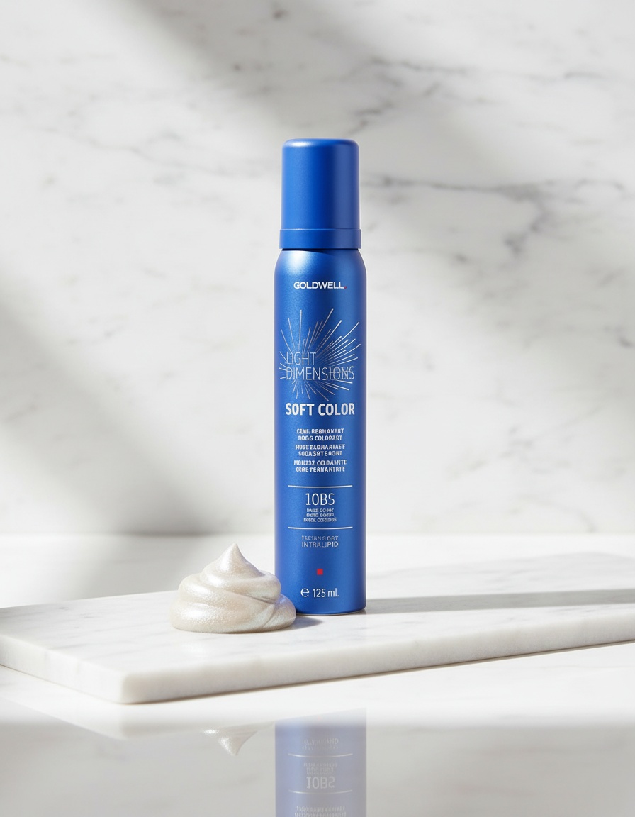 Goldwell LIGHTDIMENSIONS soft color semi-permanent foam colorant #10-beige silver - Afbeelding 2