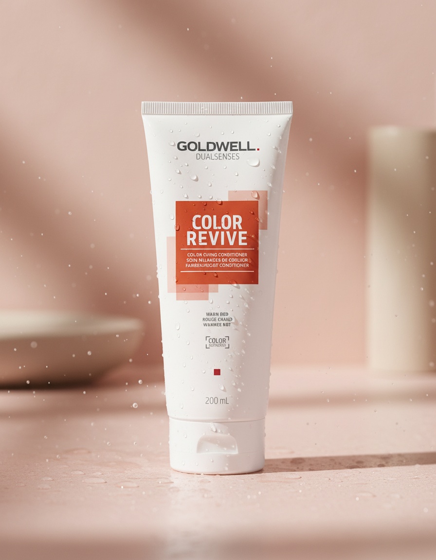 Goldwell COLOR REVIVE color giving conditioner #warm red 200 ml - Afbeelding 2