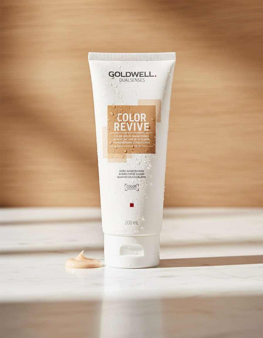 Goldwell COLOR REVIVE color giving conditioner #dark warm blonde 200 ml - Afbeelding 2