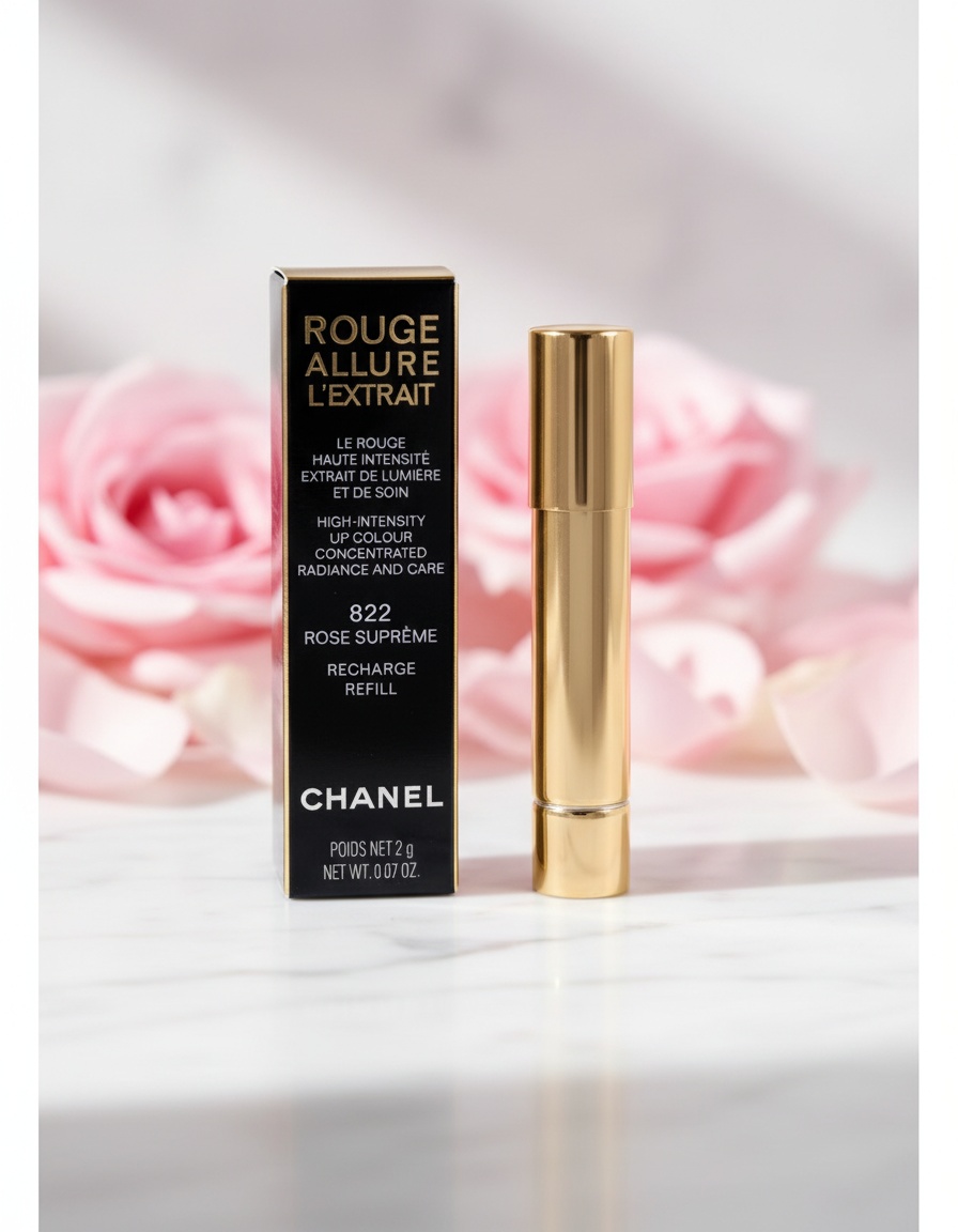 Chanel ROUGE ALLURE L'EXTRAIT lipstick refill #822 rose supreme 2 gr