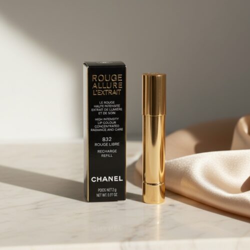 Chanel ROUGE ALLURE L'EXTRAIT lipstick refill #832 free rouge 2 gr