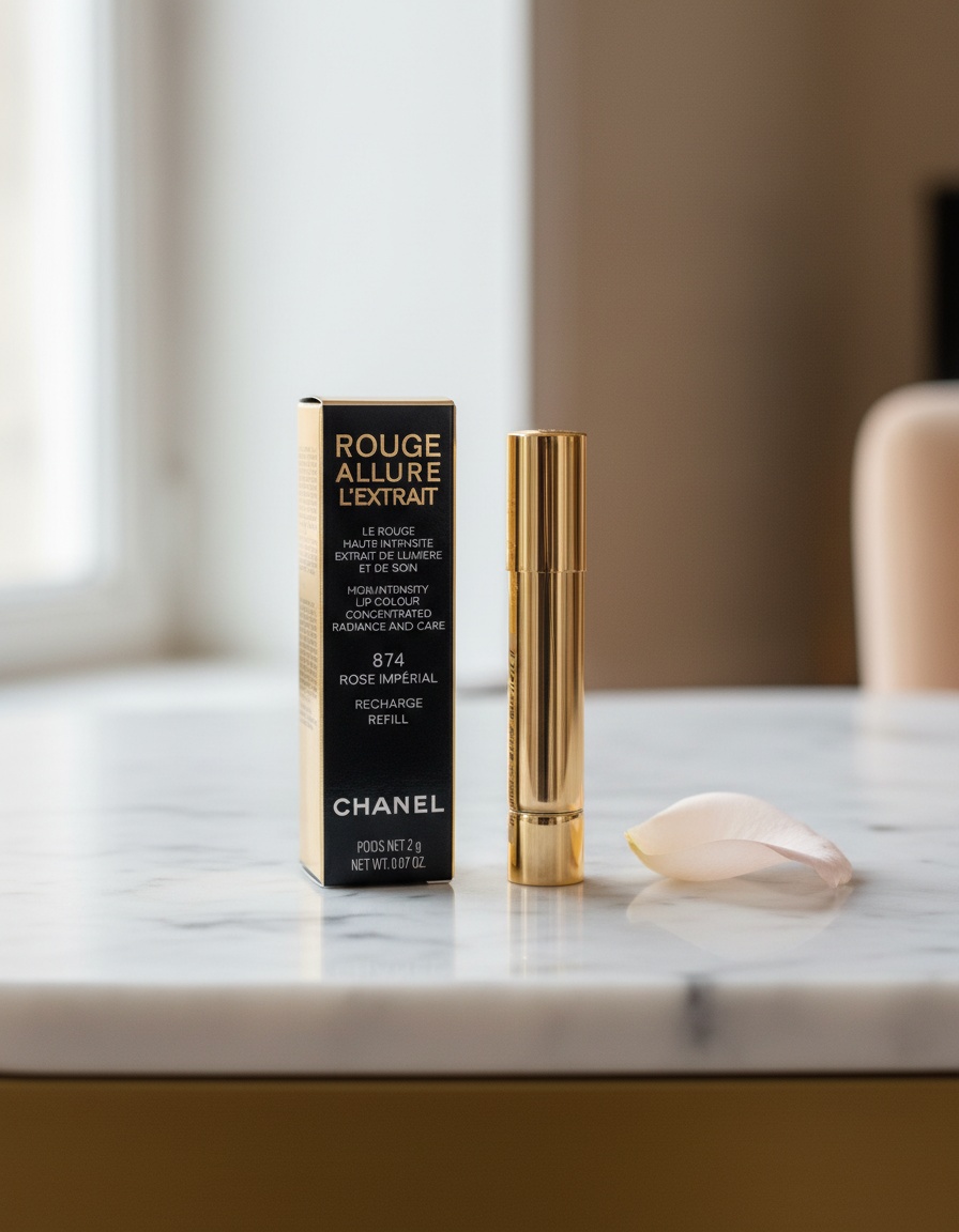 Chanel ROUGE ALLURE L'EXTRAIT lipstick refill #874 rose imperial 2 gr