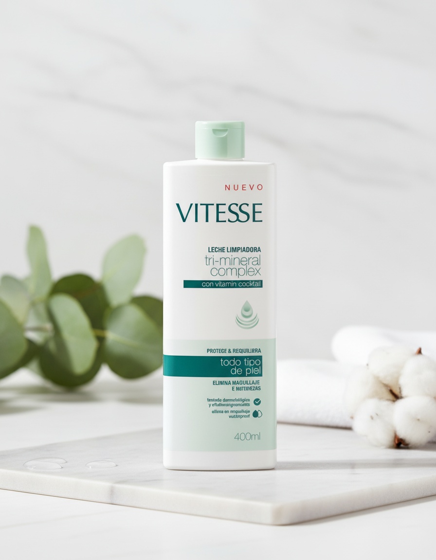 Vitesse TRI-MINERAL COMPLEX leche limpiadora 400 ml - Afbeelding 2