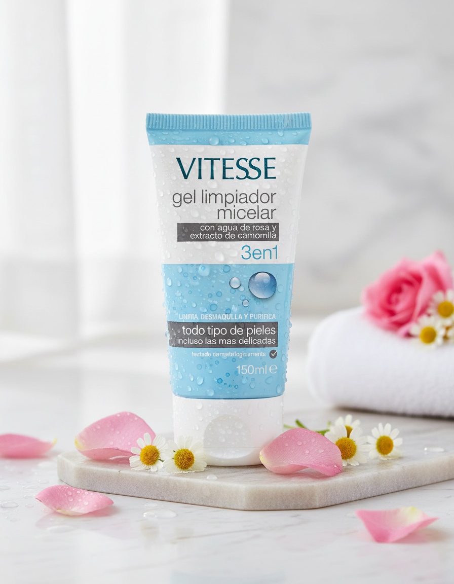 Vitesse GEL LIMPIADOR MICELAR 3 en 1 150 ml - Afbeelding 2