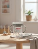 NÛby TAZA MÁGICA asas de Tritan™ 6m+ #gris 240 ml