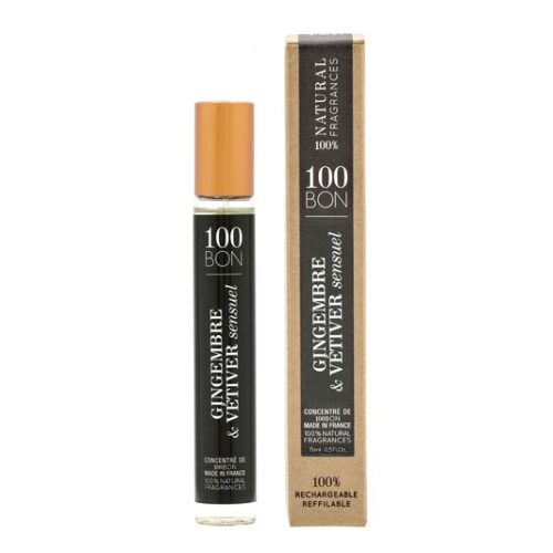 100BON Gingembre & Vétiver Sensuel Eau de Parfum Concentrate 15ml Spray