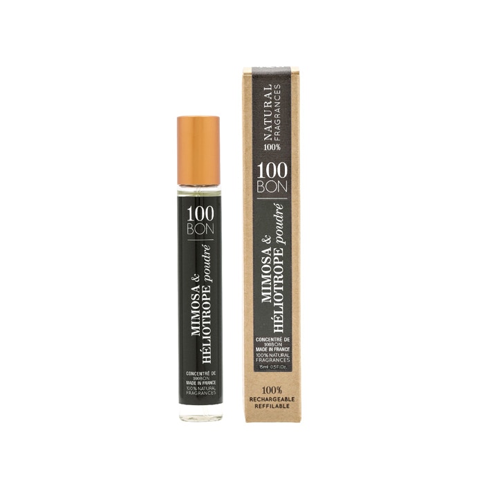 100BON Mimosa & Héliotrope Poudré Hervulbare Eau de Parfum Concentrate 15ml Spray