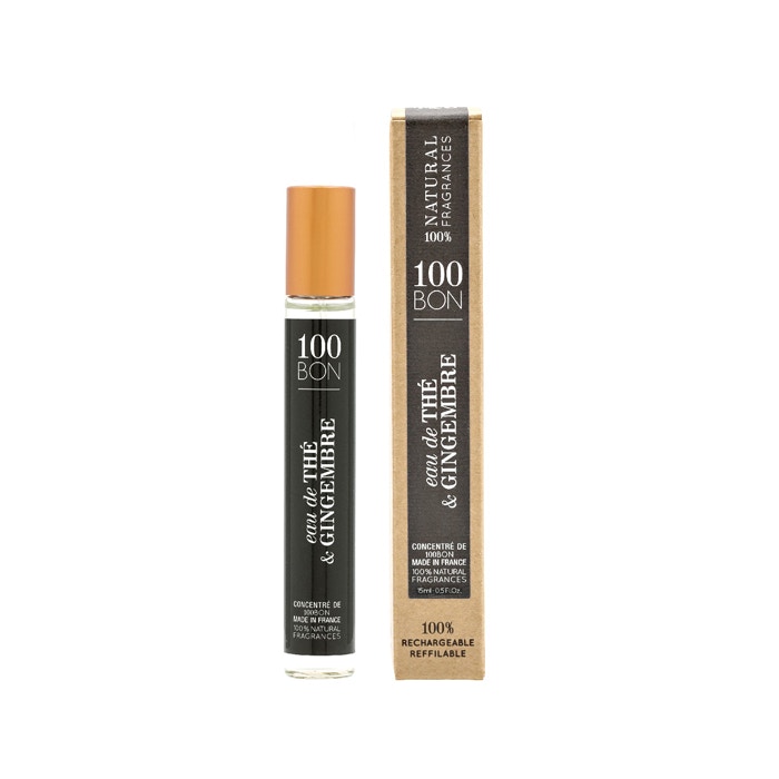 100BON Eau de Thé et Gingembre Hervulbare Eau de Parfum Concentrate 15ml Spray