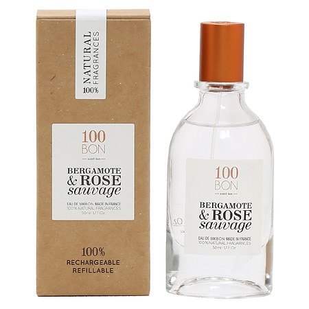 100BON Bergamote & Rose Sauvage Refillable Eau de Parfum 50ml Spray