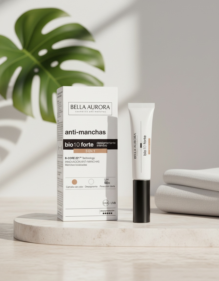 Bella Aurora BIO 10 FORTE 3 in 1 local corrector SPF50 10 ml - Afbeelding 2