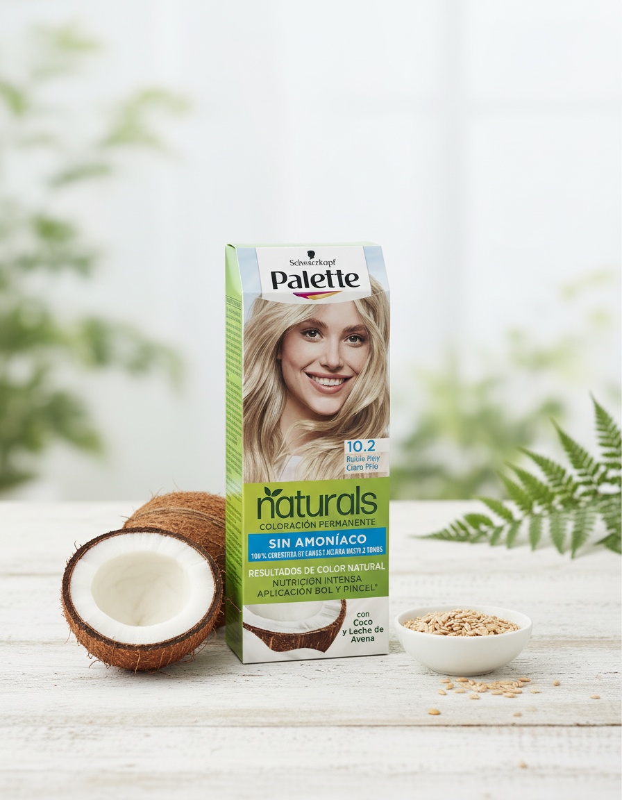 PALETTE NATURAL dye #10.2 - very light cold blonde 1 unit - Afbeelding 2