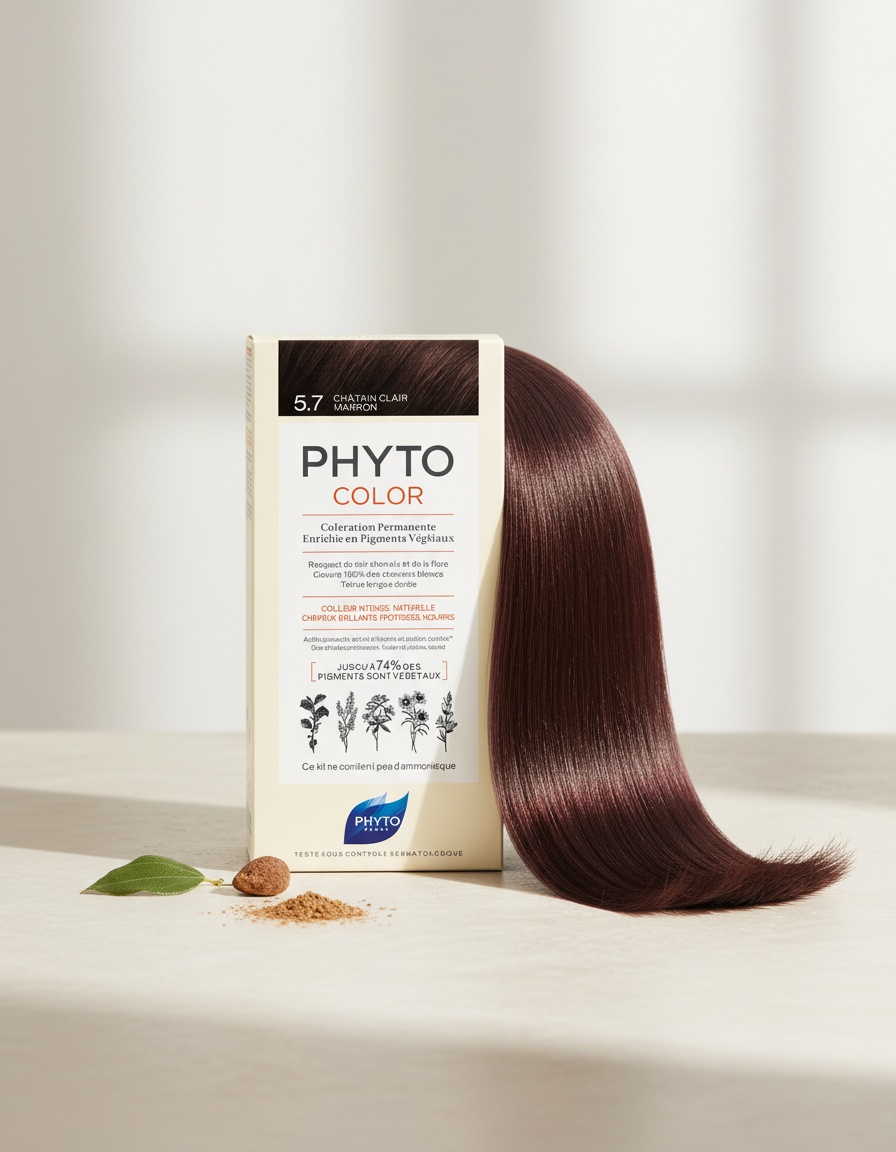 PHYTOCOLOR #5.7-castaño marrón claro 4 u - Afbeelding 2