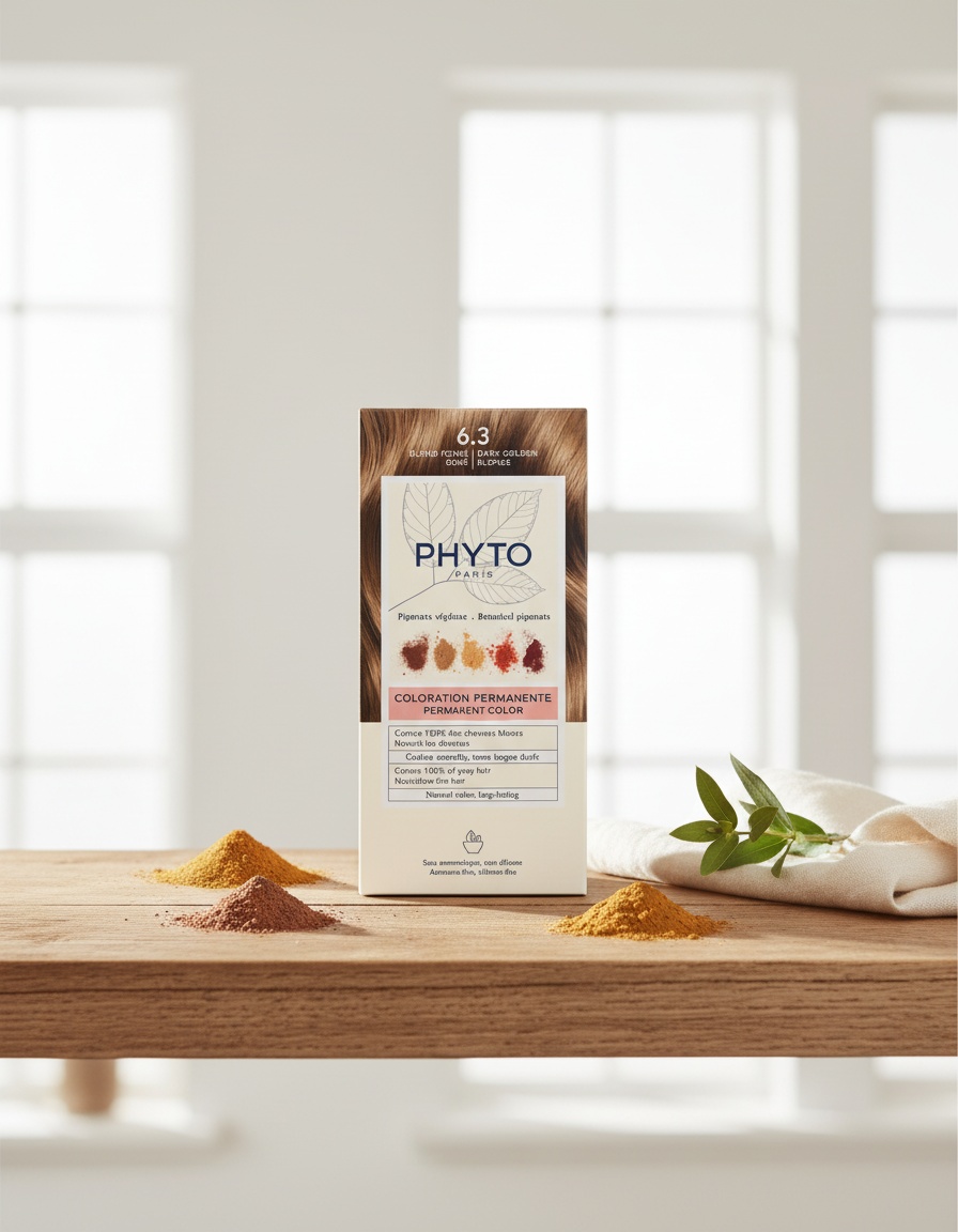 PHYTOCOLOR #6.3-rubio oscuro dorado 4 u - Afbeelding 2