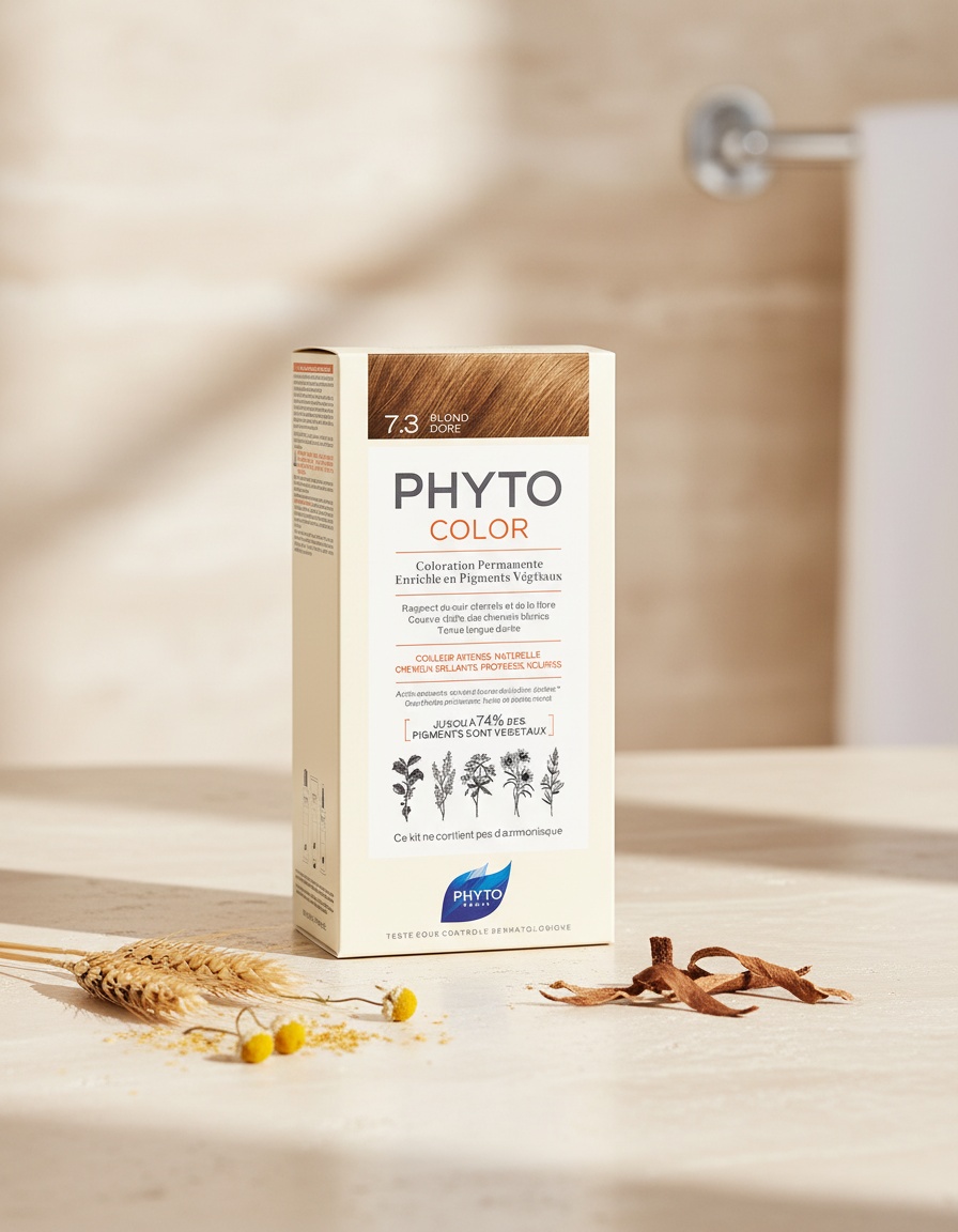 PHYTOCOLOR #7.3-rubio dorado 4 u - Afbeelding 2