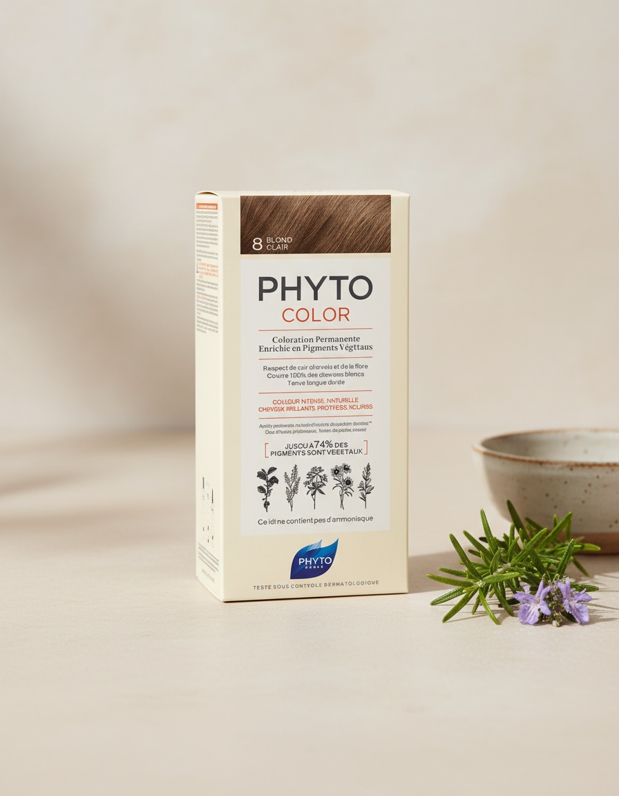 PHYTOCOLOR #8-rubio claro 4 u - Afbeelding 2