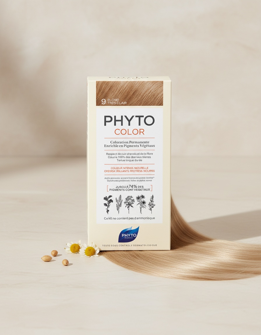 PHYTOCOLOR #9-rubio muy claro 4 u - Afbeelding 2