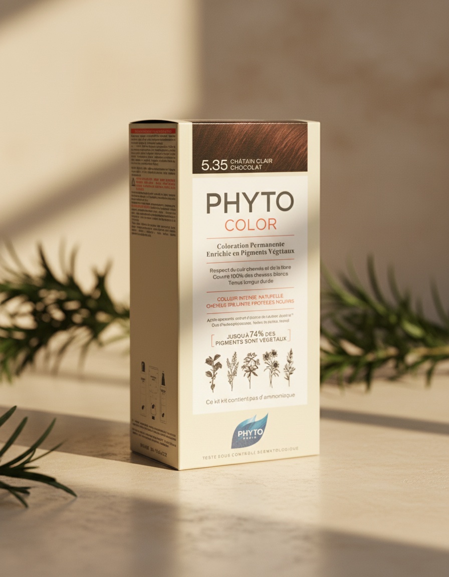 PHYTOCOLOR #5.35-castaño claro chocolate 4 u - Afbeelding 2