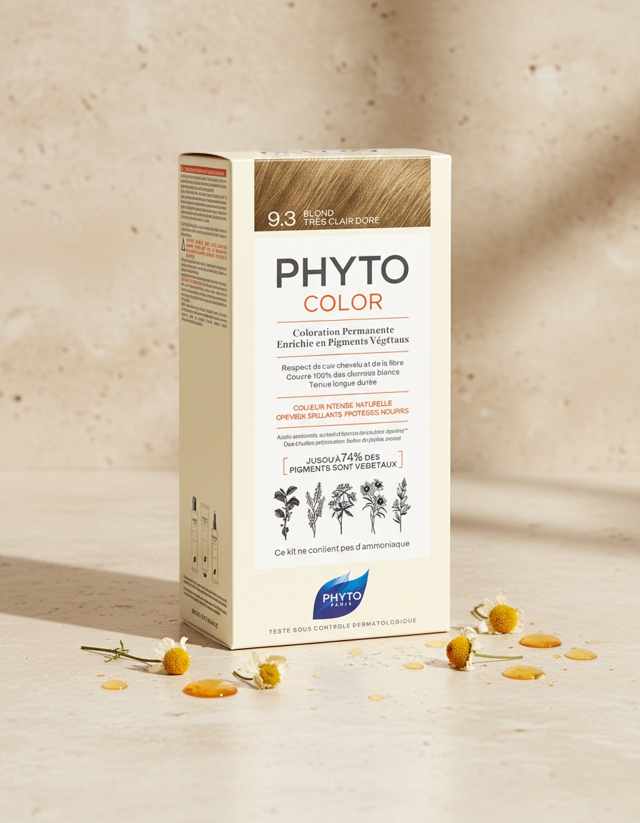 PHYTOCOLOR #9.3-rubio dorado muy claro 4 u - Afbeelding 2