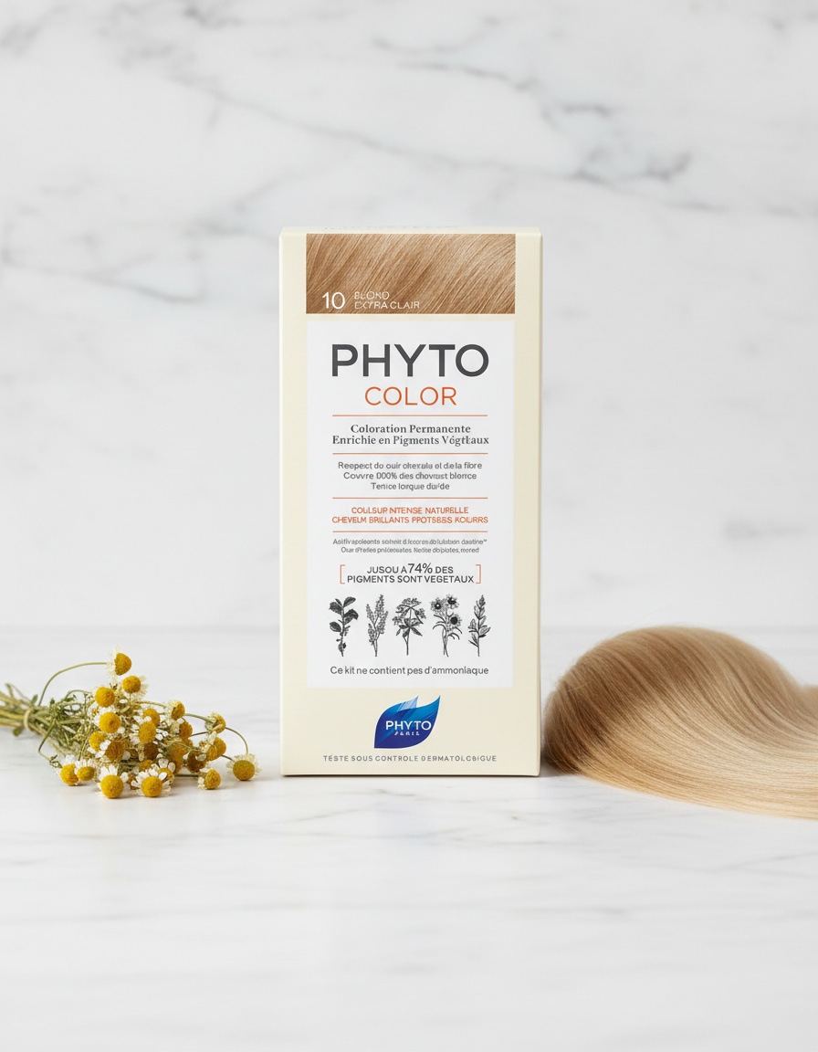 PHYTOCOLOR #10-rubio extra claro 4 u - Afbeelding 2