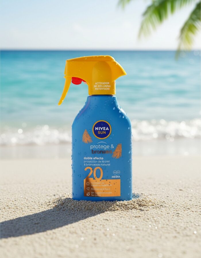 Nivea SUN PROTECT & TAN SPF20 spray gun 270 ml - Afbeelding 2
