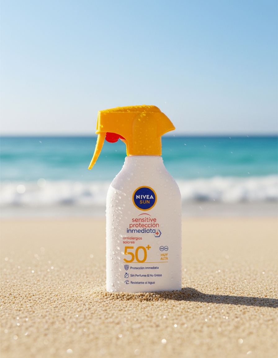 Nivea SUN SENSITIVE&PROTECTION SPF50+ spray gun 270 ml - Afbeelding 2