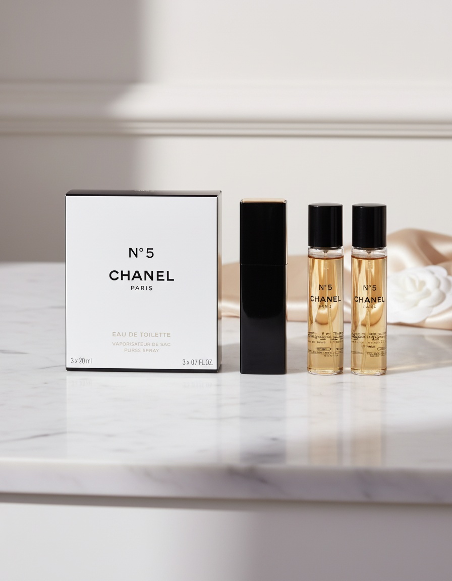 Chanel Nº 5 eau de toilette purse spray 3 x 20 ml - Afbeelding 2