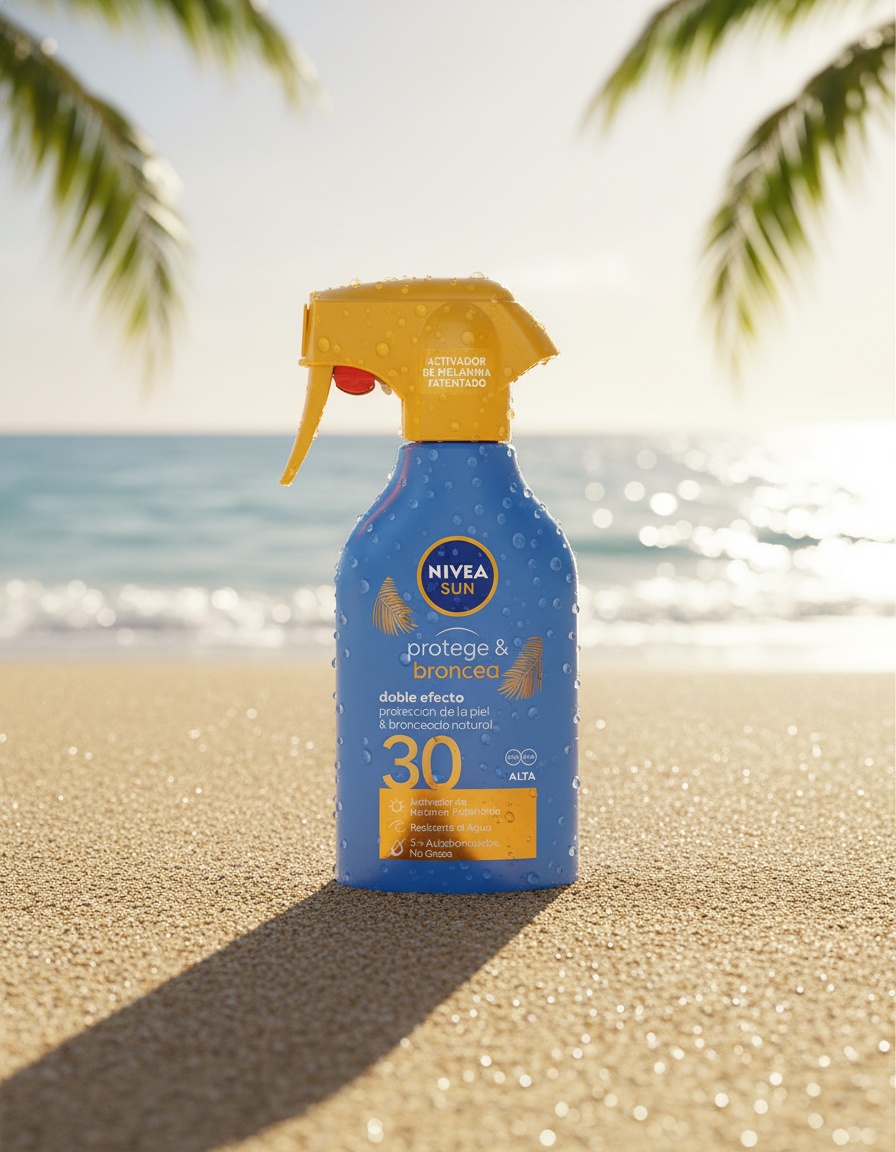 Nivea SUN PROTEGE&BRONCEA pistola SPF30 270 ml - Afbeelding 2