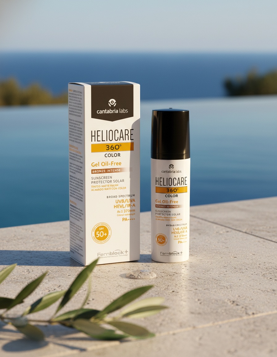 HELIOCARE 360° COLOR sunscreen with oil-free gel color SPF50+ #Bronze intense 50 ml - Afbeelding 2