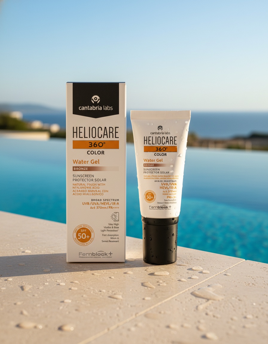 HELIOCARE 360° COLOR sunscreen with aqua gel color SPF50+ #bronze 50 ml - Afbeelding 2