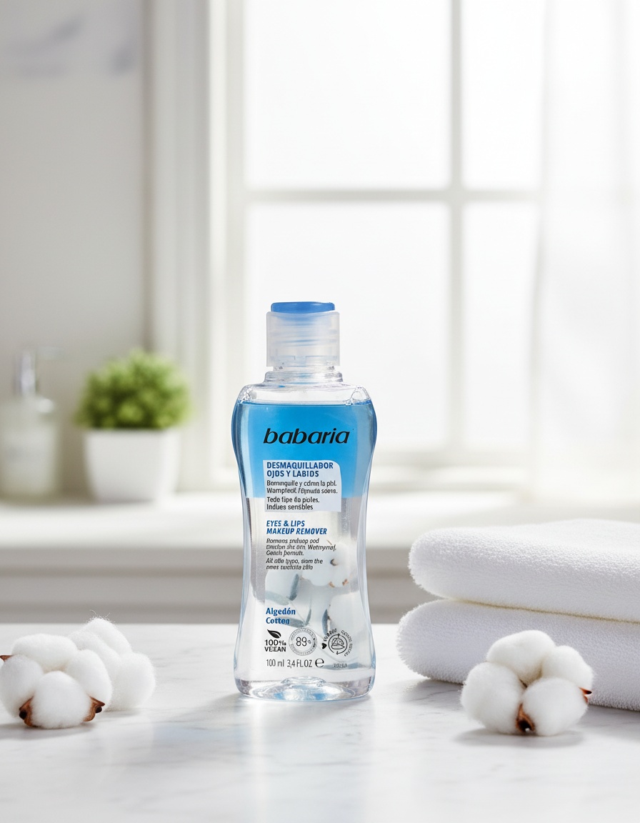 Babaria BIPHASE MAKEUP REMOVER eyes-lips 100 ml - Afbeelding 2