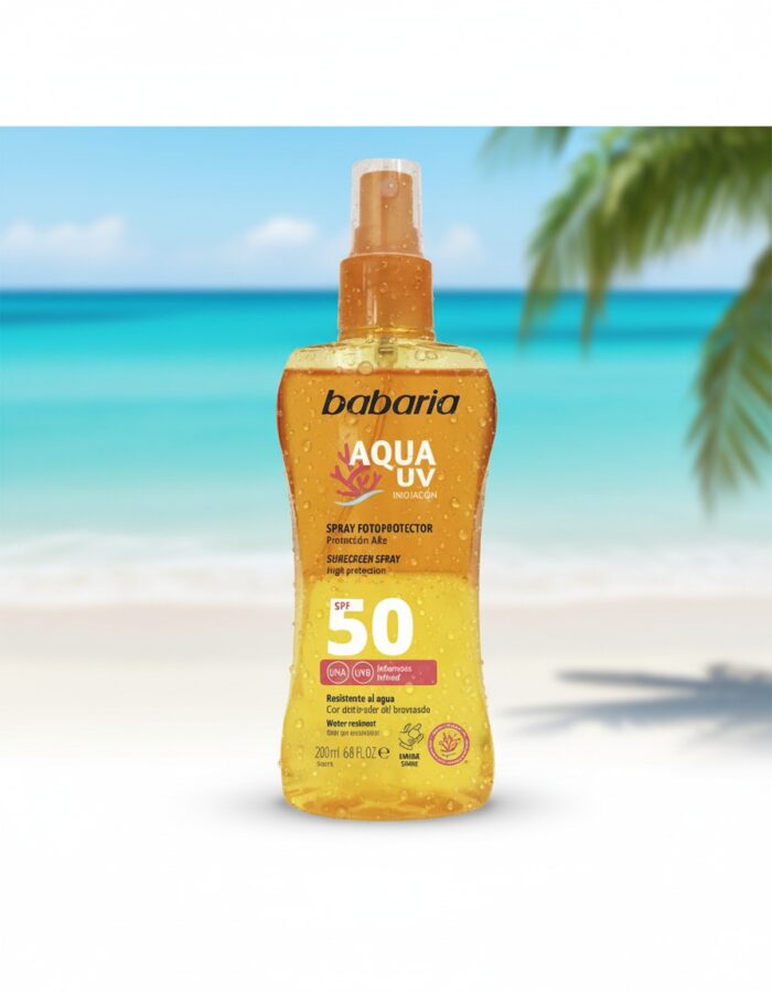 Babaria SOLAR AQUA UV SPF50 biphasic 200 ml - Afbeelding 2