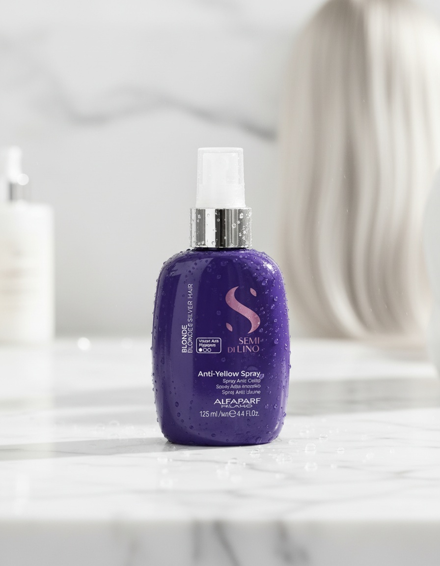 Alfaparf Milano SEMI DI LINO blonde & silver spray 125 ml - Afbeelding 2