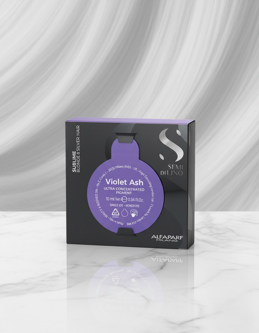 Alfaparf Milano SEMI DI LINO sublime blonde & silcer 10 ml - Afbeelding 2