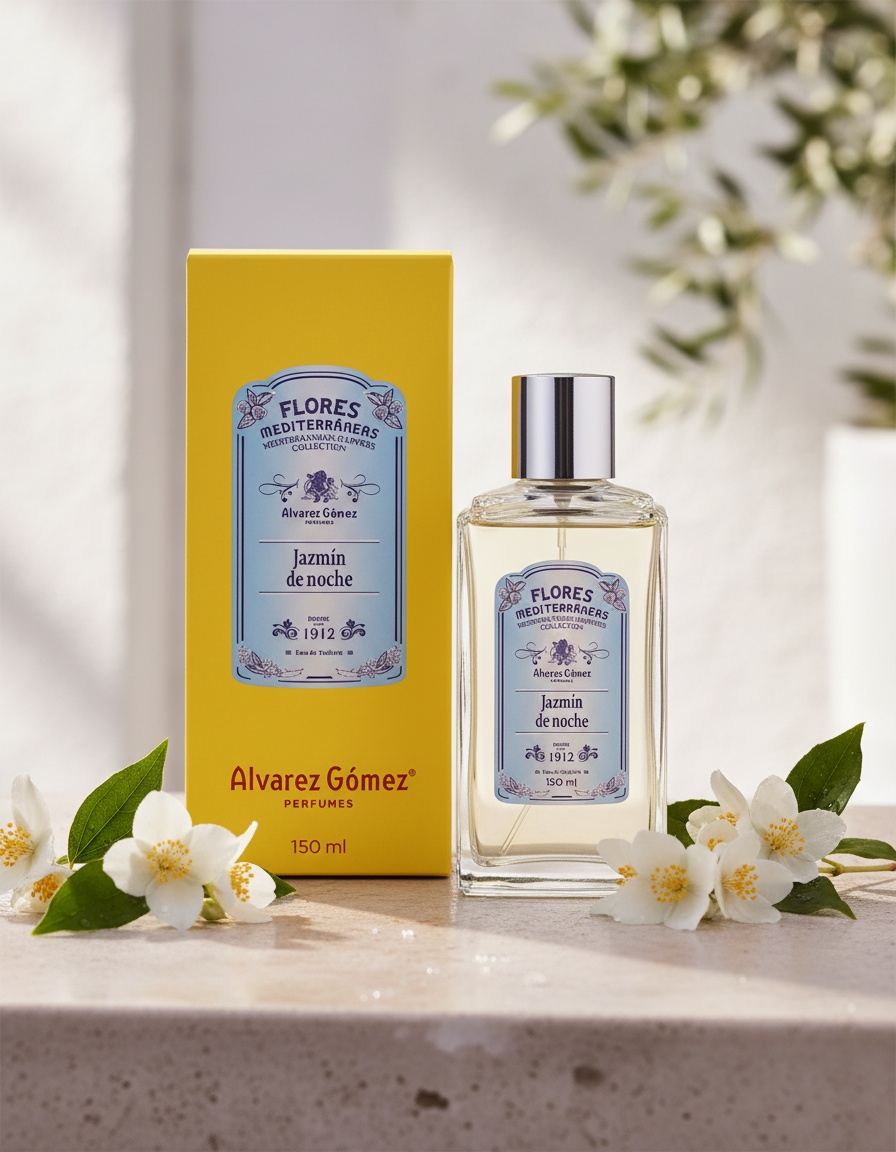 Alvarez Gomez MEDITERRANEAN FLOWERS Jasmine Night Eau de Toilette Spray 150 ml - Afbeelding 2