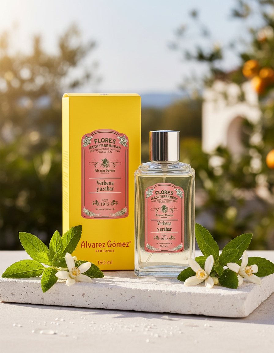 Alvarez Gomez MEDITERRANEAN FLOWERS verbena and orange blossom eau de toilette spray 150 ml - Afbeelding 2