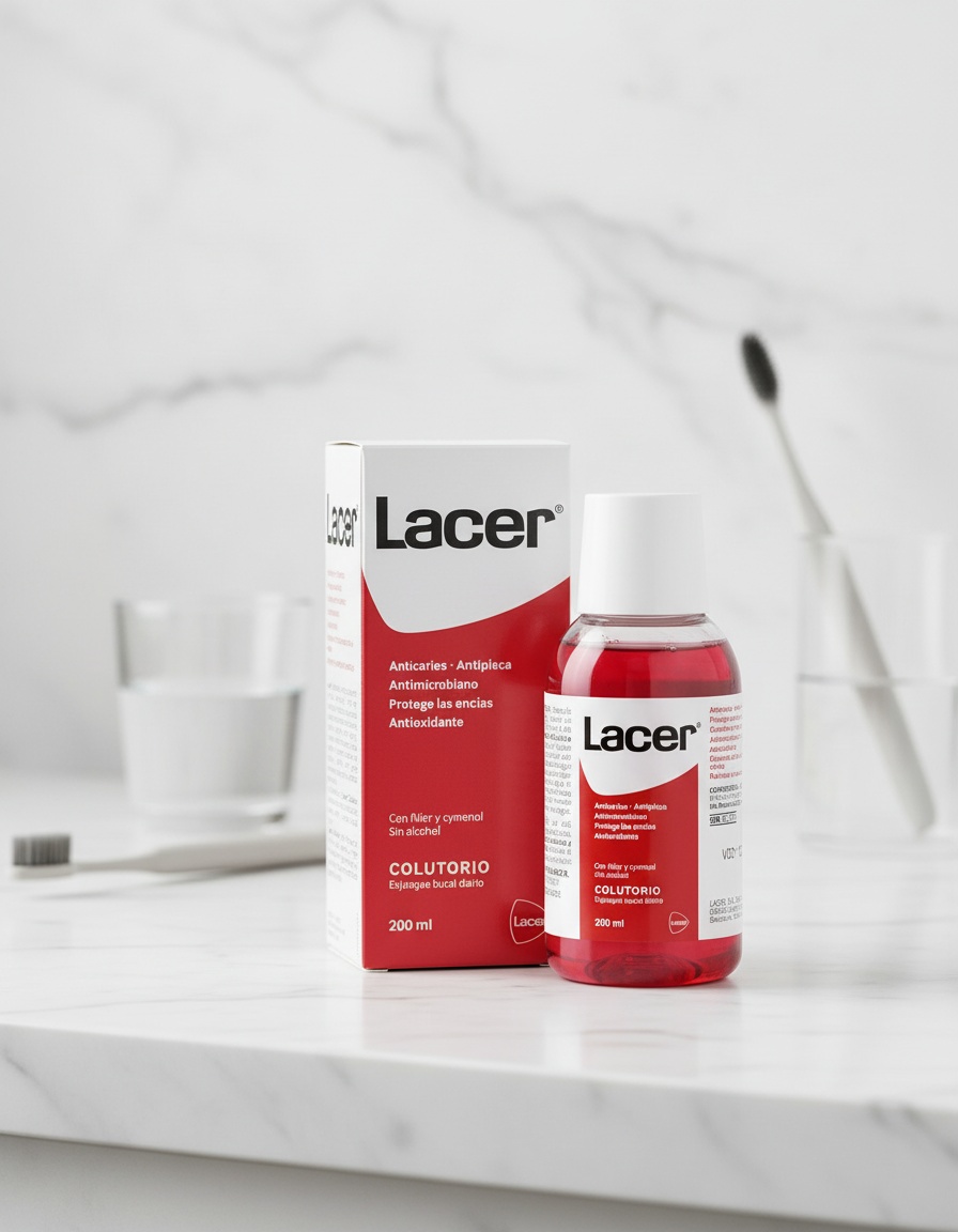Lacer MOUTHWASH daily mouthwash 200 ml - Afbeelding 2